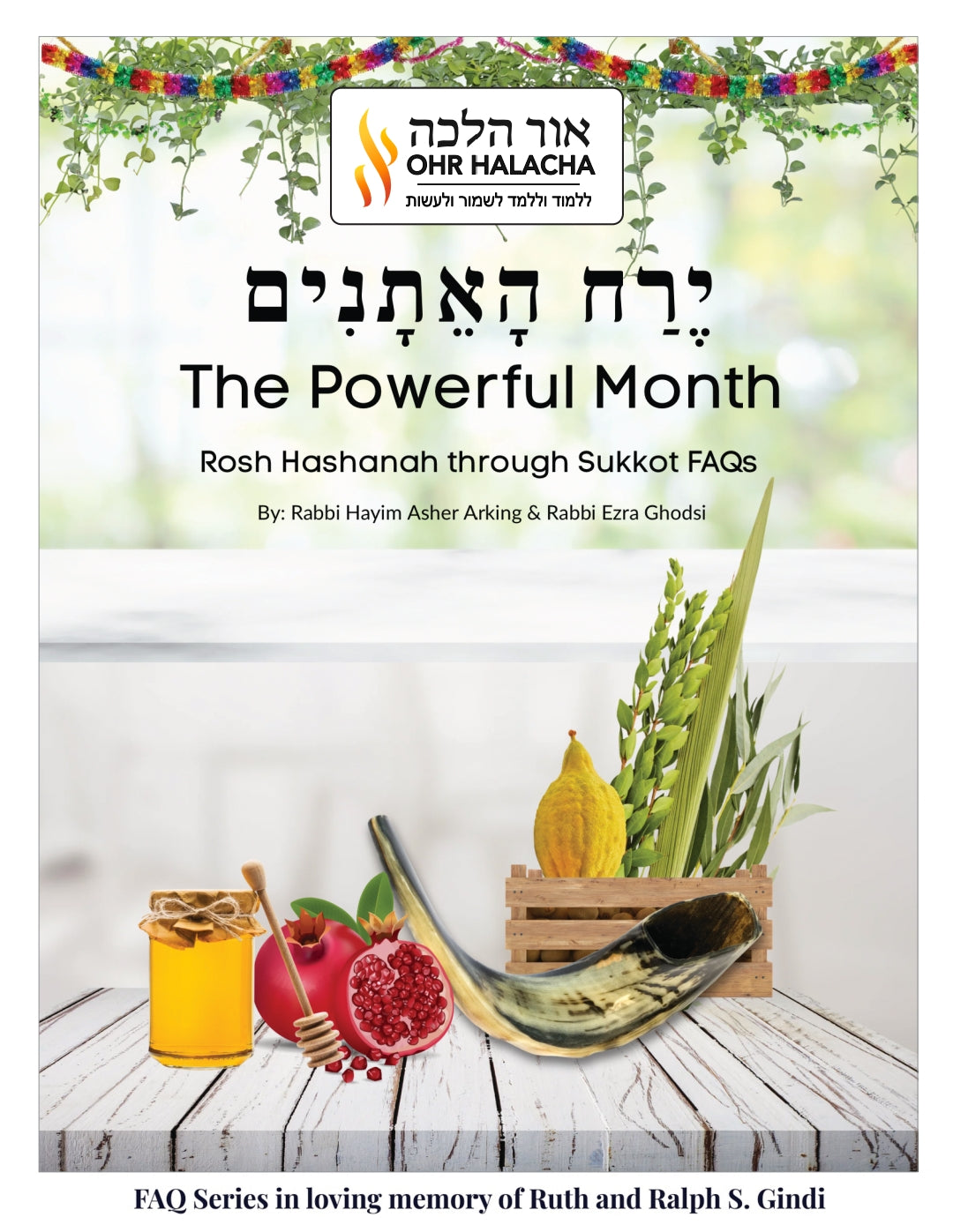 The Powerful Month - Rosh Hashana through Sukkot FAQs
